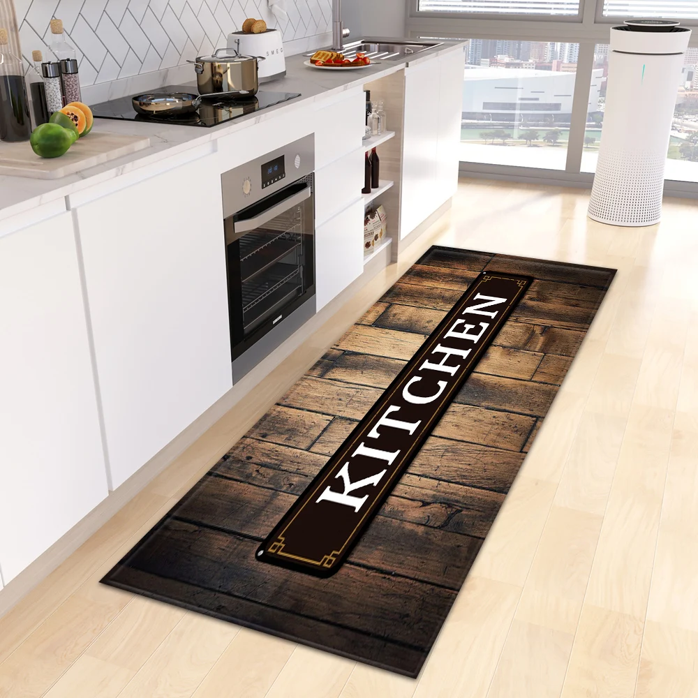 Commercial Kitchen Zones - Karpet Runner Bertema Dapur Vintage Anti-Selip