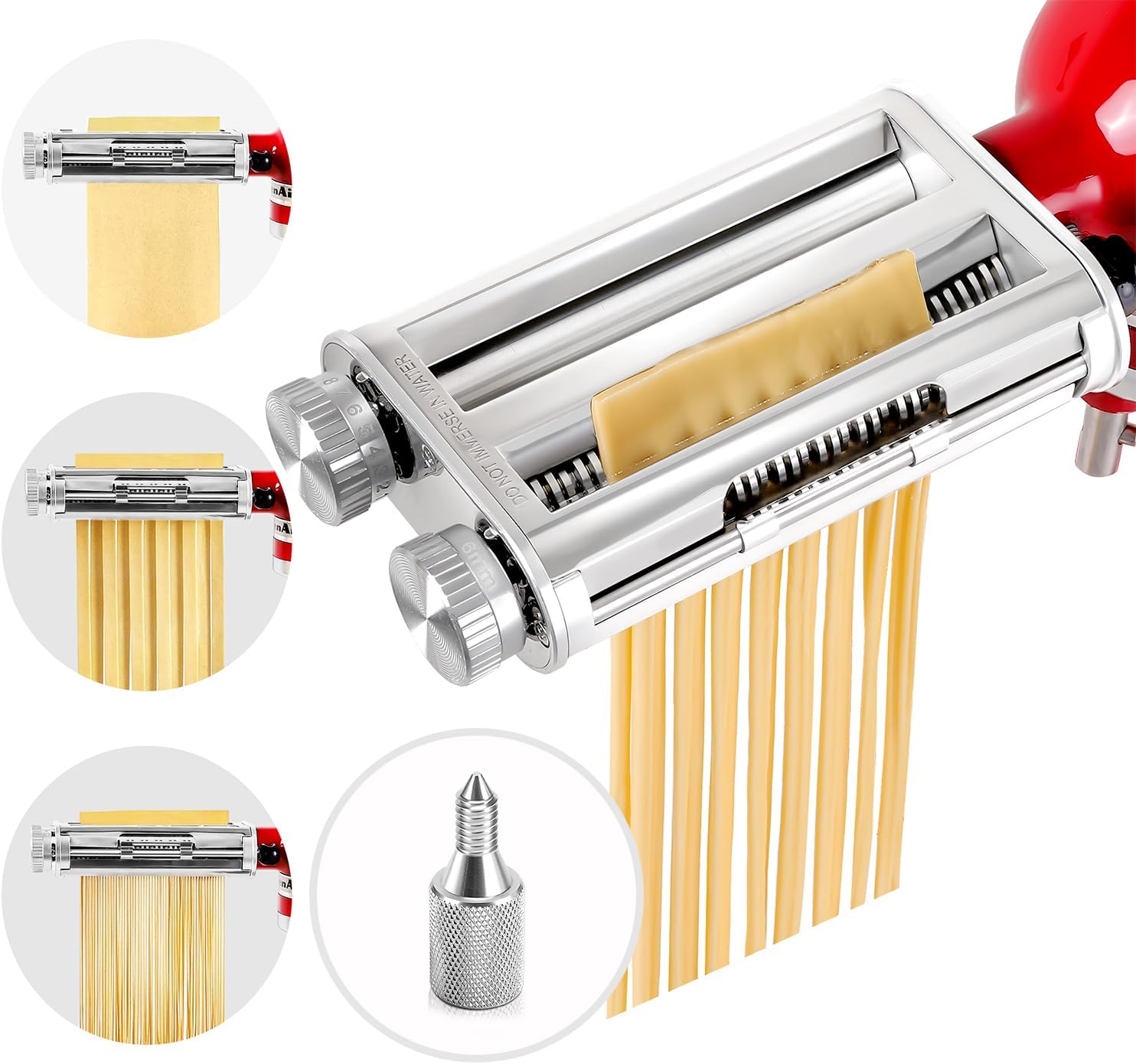 Commercial Kitchen Supplies - Aksesoris Penggiling & Pemotong Pasta 3-in-1