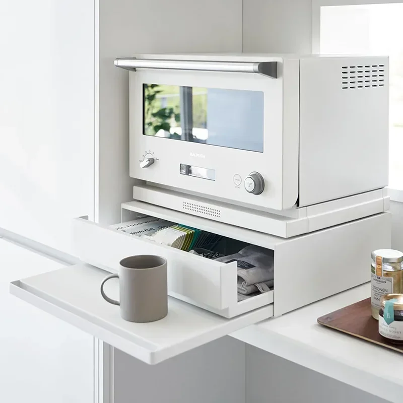 Commercial Kitchen Microwave - Kotak Penyimpanan Laci untuk Kantong Teh,