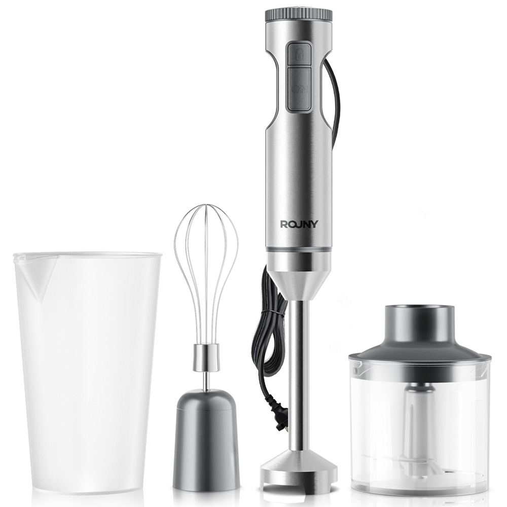 Commercial Blender Heavy Duty - Blender Tangan Multifungsi 4-in-1, Mixer Makanan