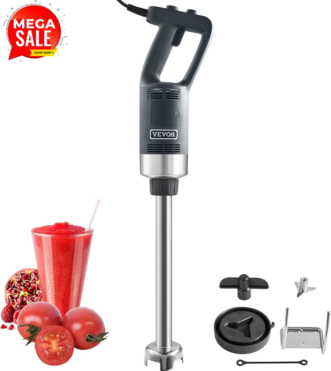 Commercial Blender Heavy Duty - Blender Imersi Komersial, Mixer Tangan Tugas