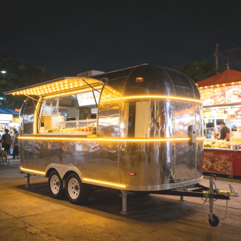 Commercial Kitchen Trailer - Gerobak Makanan 4WD Dilengkapi Dapur Lengkap,