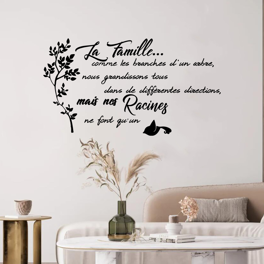 Commercial Kitchen Wall - Stiker Dinding Burung Pohon Kutipan Keluarga
