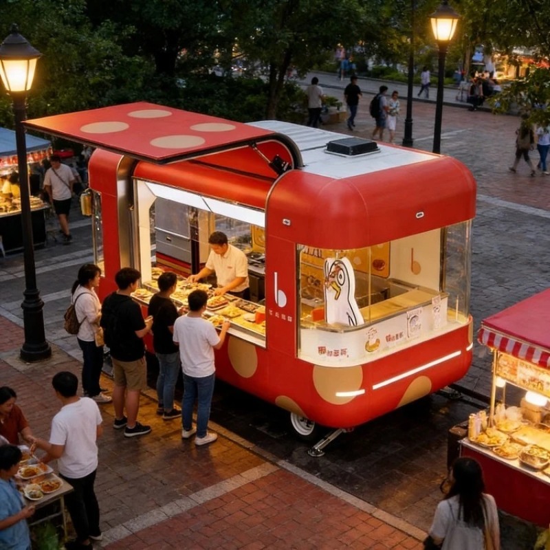 Commercial Kitchen Trailer - Gerobak Makanan Dijual, Truk Makanan Komersial