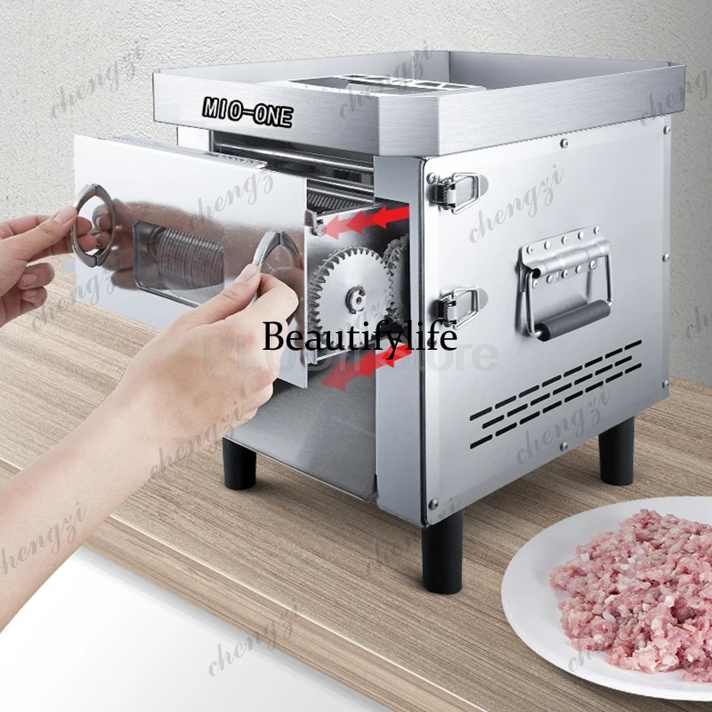 Meat Grinder Electric - Alat Pengiris Daging Elektrik Komersial/Rumah Tangga,