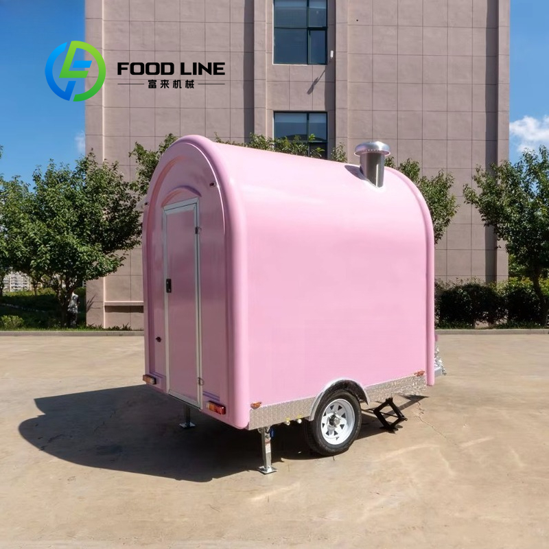 Gerobak Makanan Mini Pink Vint - Commercial Kitchen Trailer ulasan dan harga