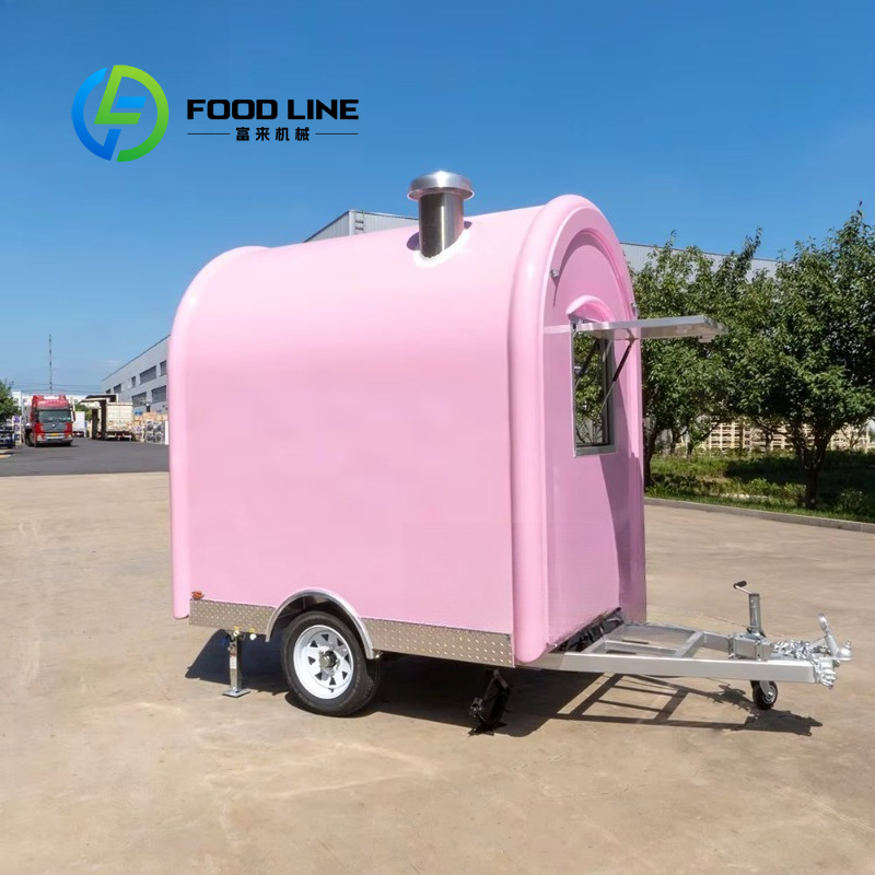 Gerobak Makanan Mini Pink Vint - Commercial Kitchen Trailer ulasan dan harga