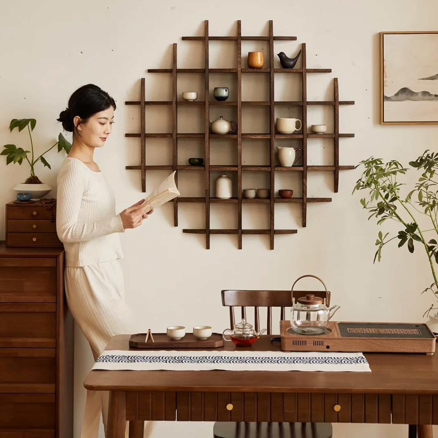 Rak Penyimpanan Cangkir Teh Ka - Commercial Kitchen Wall ulasan dan harga