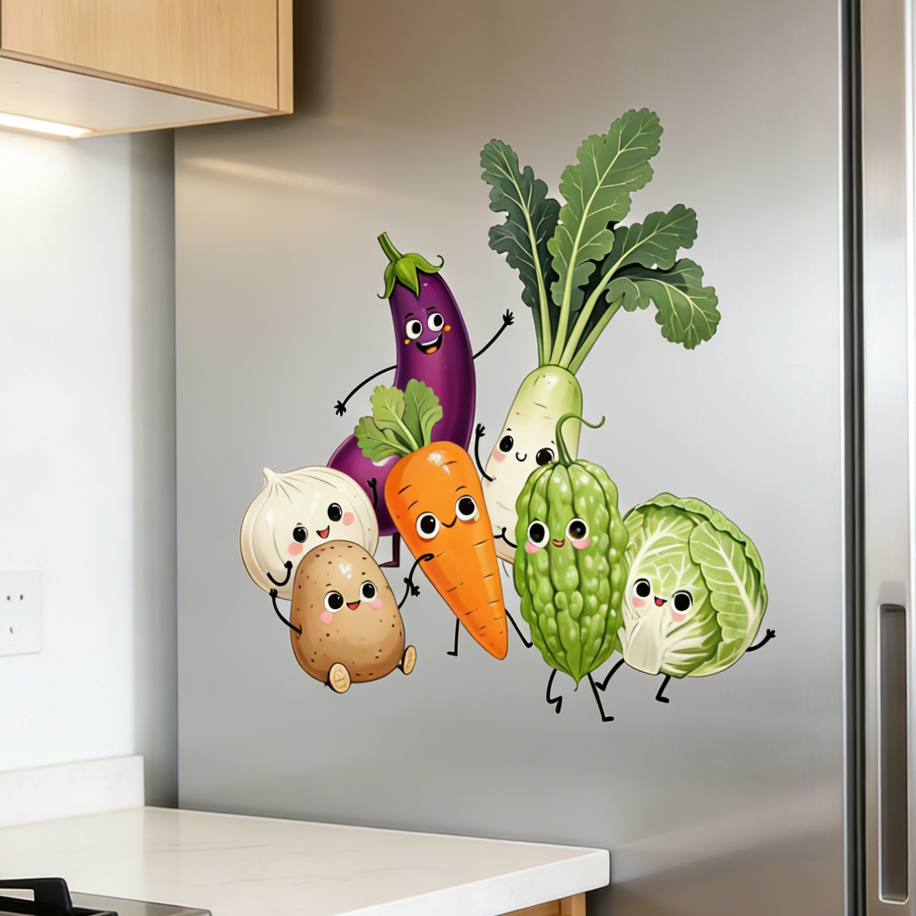 Stiker Dinding Sayuran Ekspres - Commercial Kitchen Wall ulasan dan harga