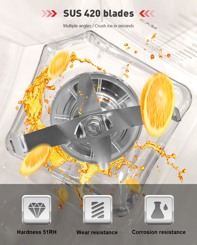 Blender Komersial Daya Tinggi  - Commercial Blender Heavy Duty ulasan dan harga