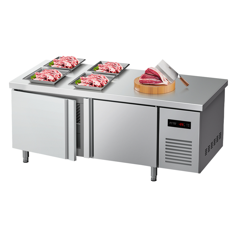 Kulkas YINZHENG 1.5m Komersial - Commercial Kitchen Prep Table With Storage ulasan dan harga
