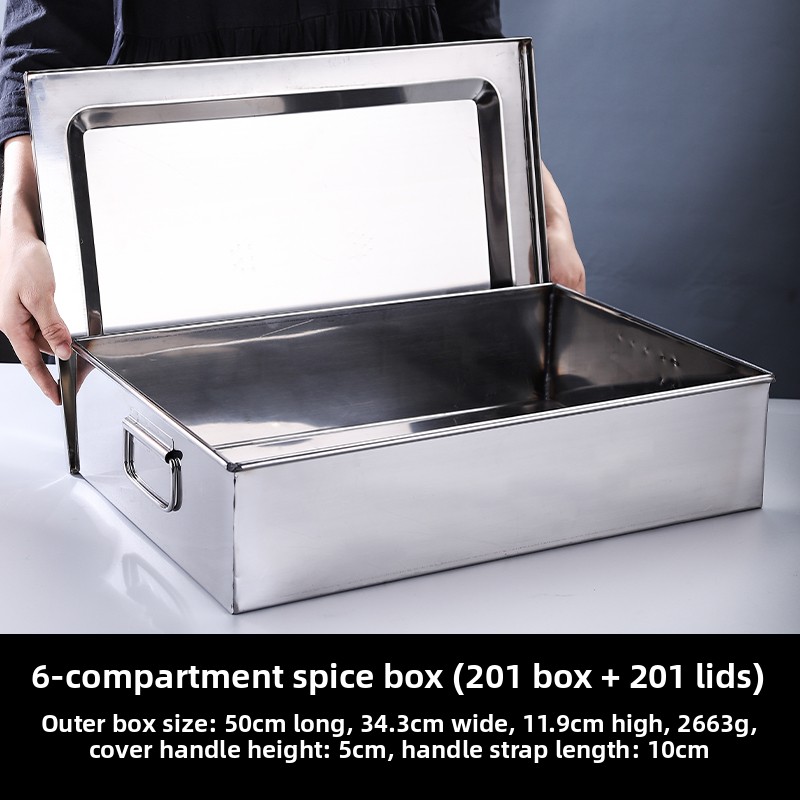 Kotak Bumbu Stainless Steel 4D - Commercial Kitchen Management ulasan dan harga