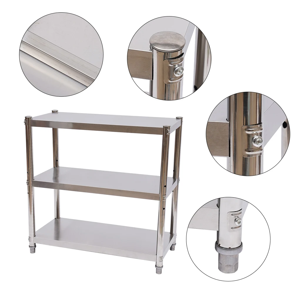 Meja Kerja Tugas Berat Stainle - Commercial Kitchen Prep Table With Storage ulasan dan harga