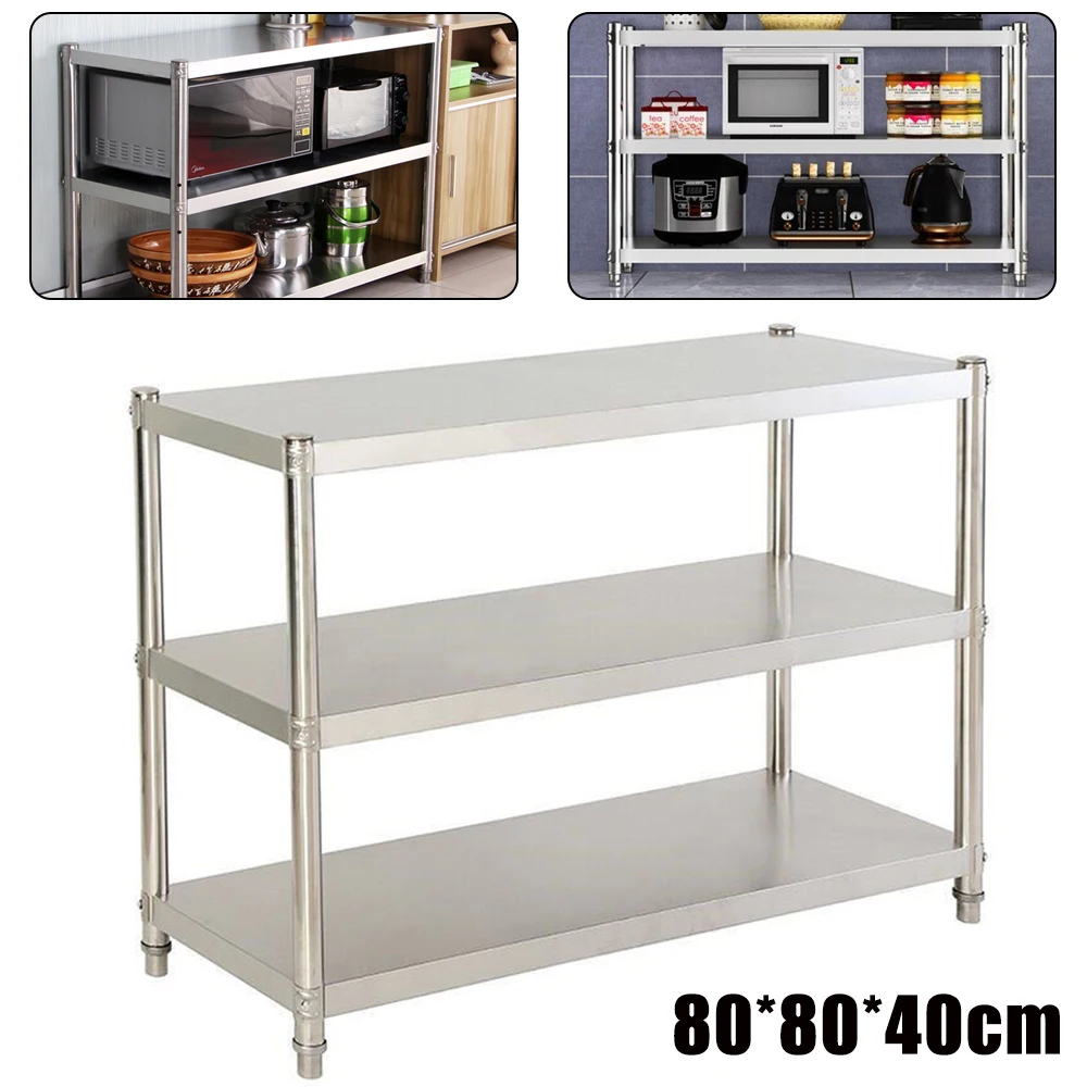 Meja Kerja Tugas Berat Stainle - Commercial Kitchen Prep Table With Storage ulasan dan harga