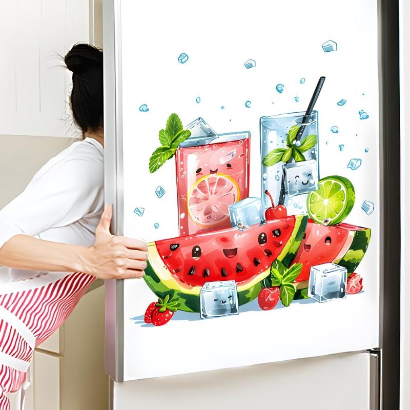Stiker Dinding Minuman Semangk - Commercial Kitchen Wall ulasan dan harga