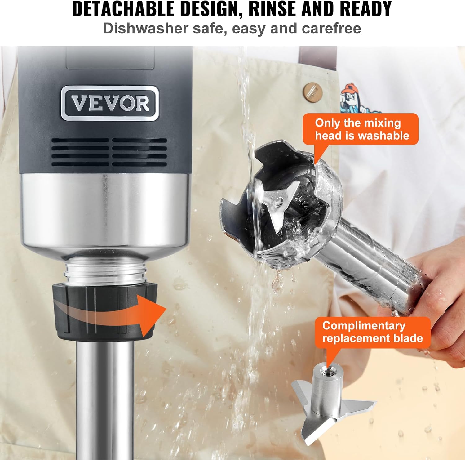 Blender Imersi Komersial, Mixe - Commercial Blender Heavy Duty ulasan dan harga