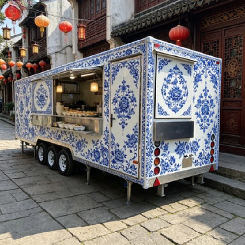 Gerobak Dapur BBQ Hot Dog deng - Commercial Kitchen Trailer ulasan dan harga
