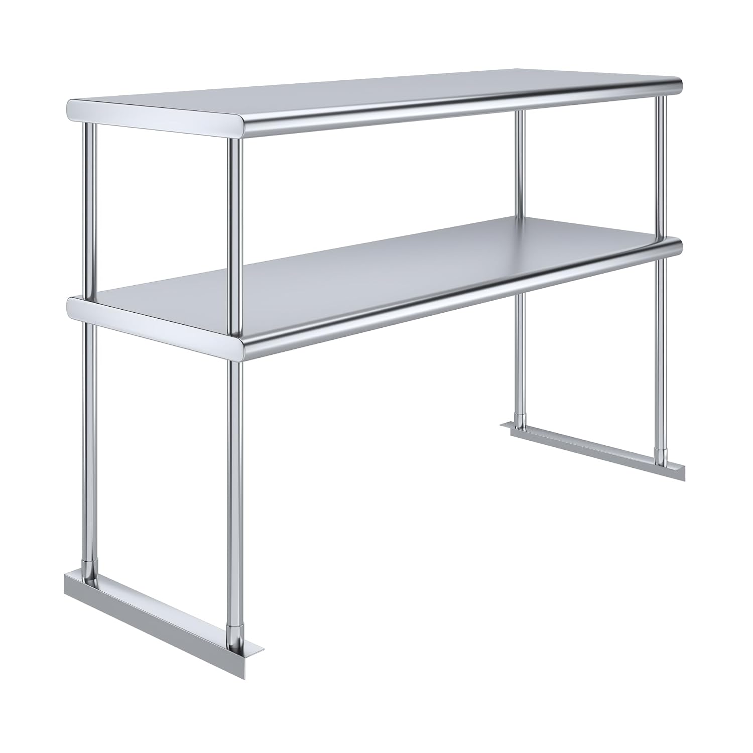 Rak Meja Dua Tingkat Stainless - Commercial Kitchen Prep Table With Storage ulasan dan harga