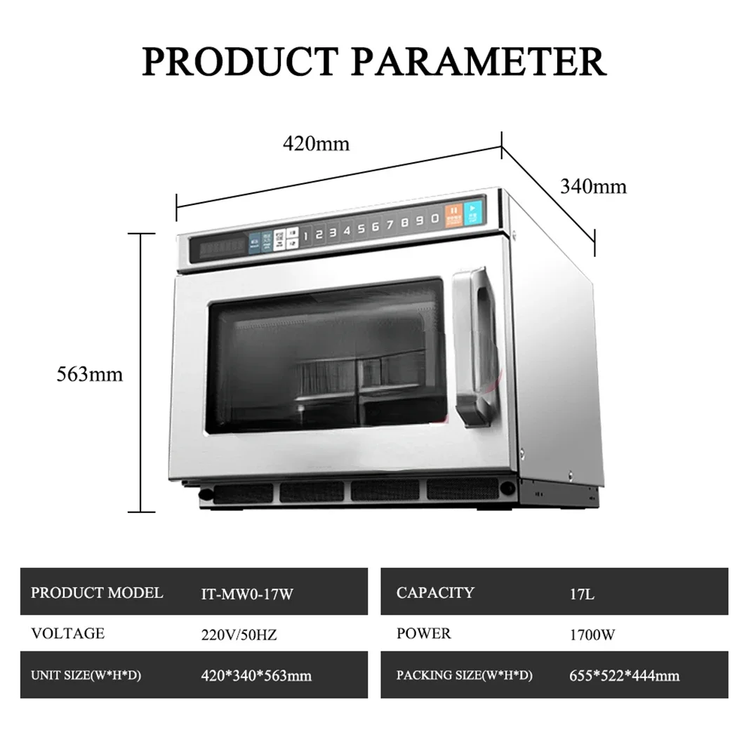 Oven Microwave Multifungsi Kom - Commercial Kitchen Microwave ulasan dan harga
