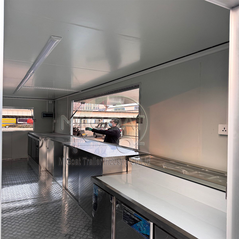 Truk Makanan Komersial 2-Axle  - Commercial Kitchen Trailer ulasan dan harga