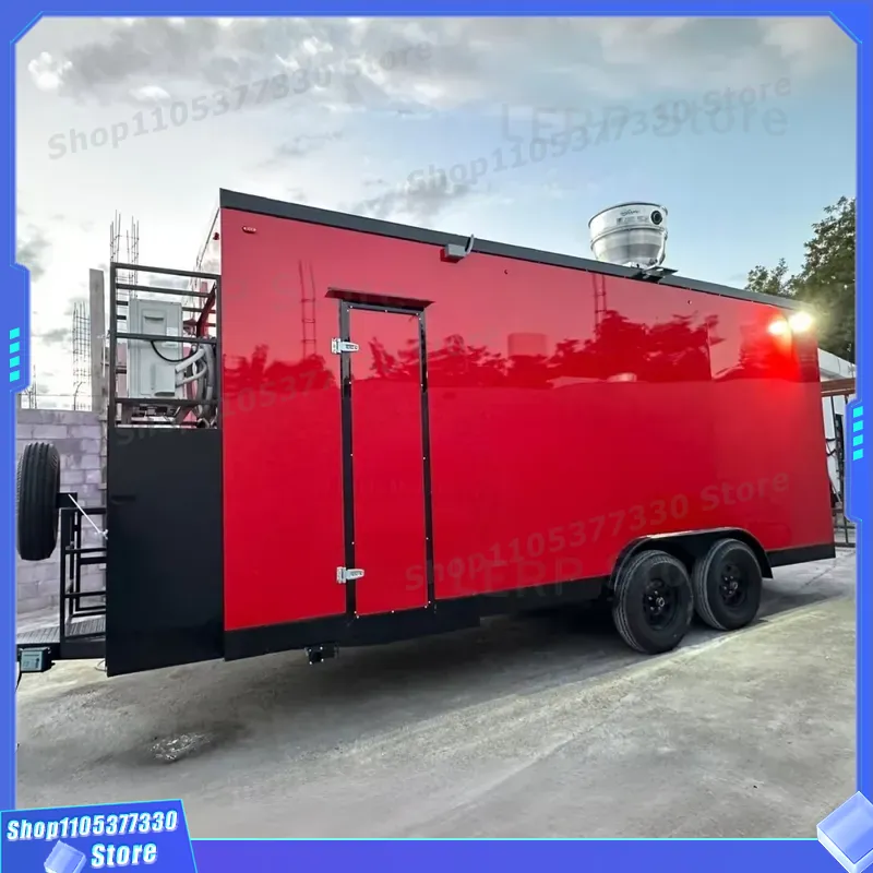 Gerobak Makanan Mobile Sesuai  - Commercial Kitchen Trailer ulasan dan harga