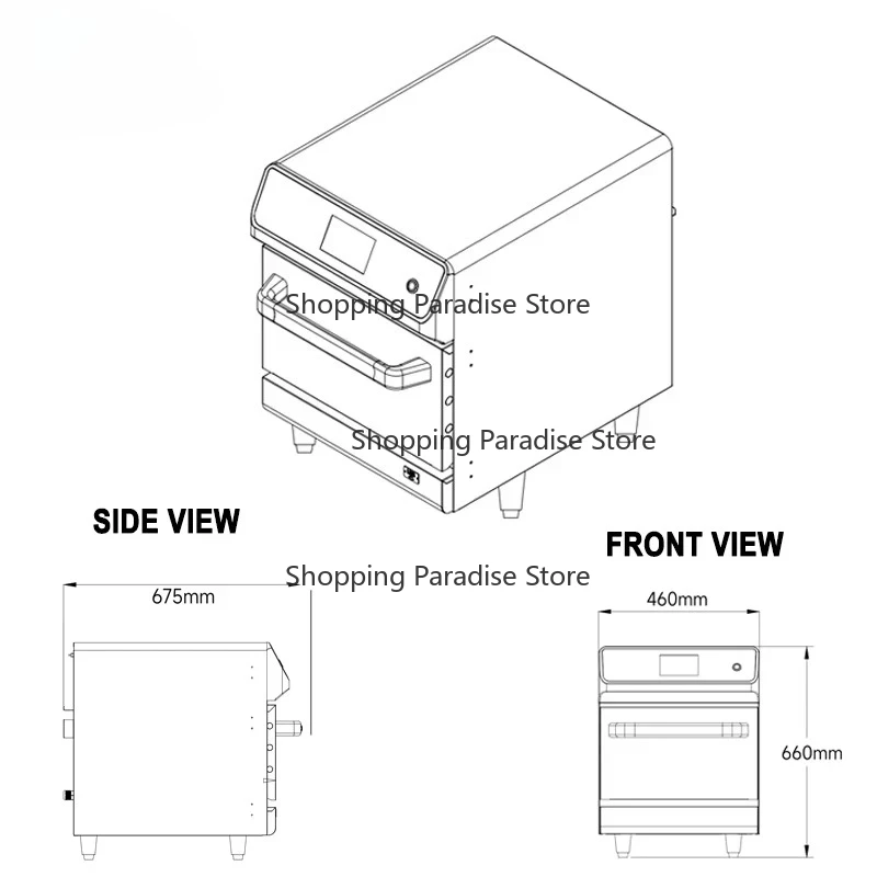 Oven Microwave Komersial Gaya  - Commercial Kitchen Microwave ulasan dan harga