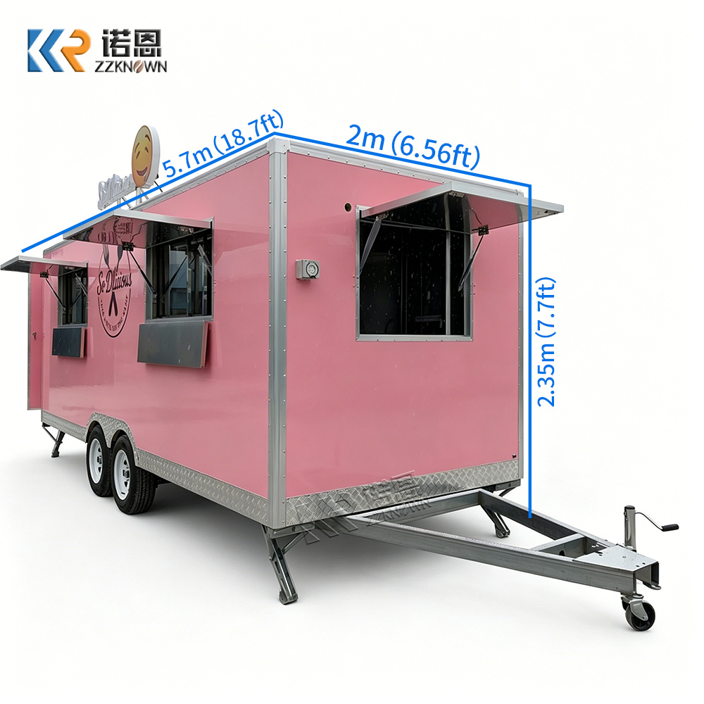 Truk Makanan Berkualitas Tingg - Commercial Kitchen Trailer ulasan dan harga