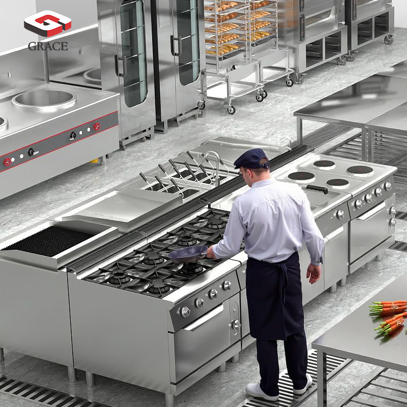 GRACE Layanan Lengkap Desain D - Commercial Kitchen Projects ulasan dan harga
